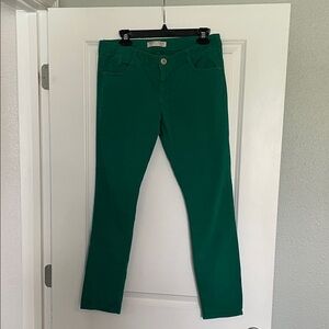 No Boundaries Green Women Jeans size 13 juniors